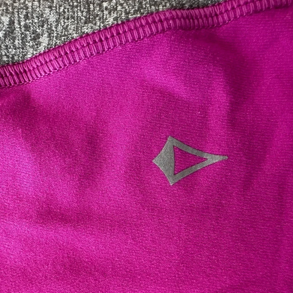 Ivivva Pink and Purple Striped Top and capris lot 14 EUC